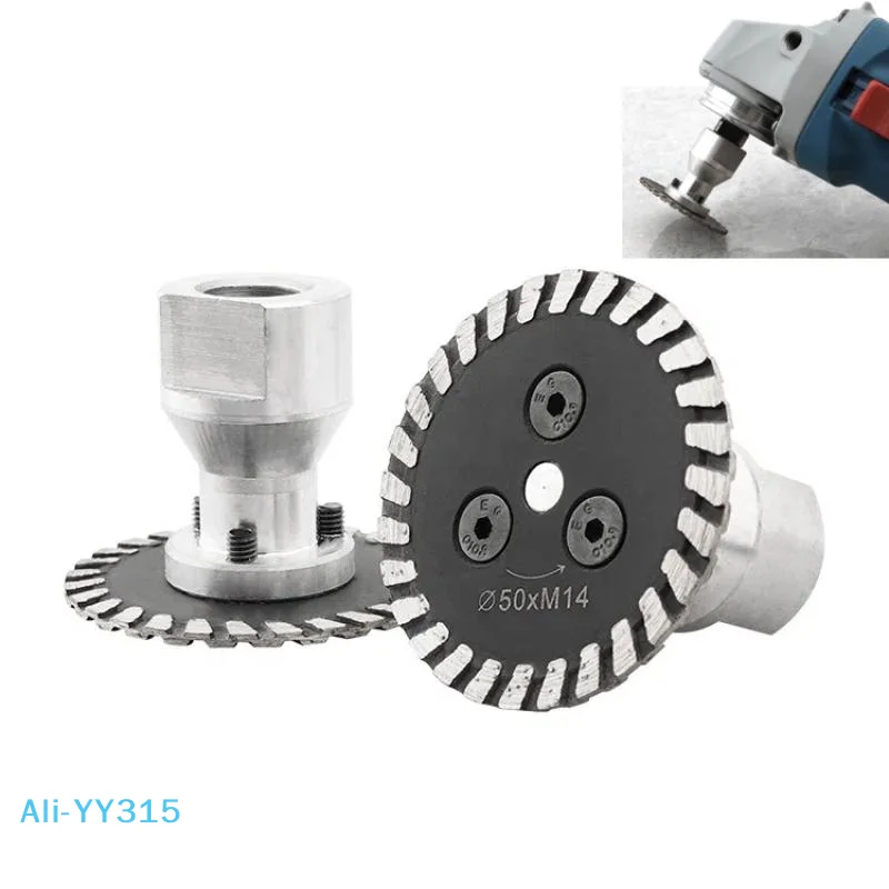 

【Y】40/50 мм алмазная гравировальная пила для морской пайки, лезвие для спелеологии M14, фланцевый шлифовальный диск для резки плитки, мрамора, бетона, керамики