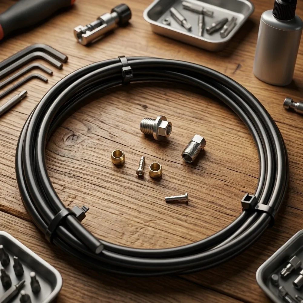 Hydraulic Brake Line Hose 2000mm Length for For R9170 For R4720 R8020 RX810 Disc Brake Replacement Installation