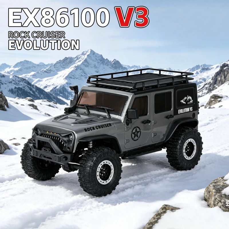 

RGT Rc Rock Crawler Ex86100 V3 1/10 scale Remote control 4WD Electric Simulation All Terrain Off road climbing vehicle adult toy