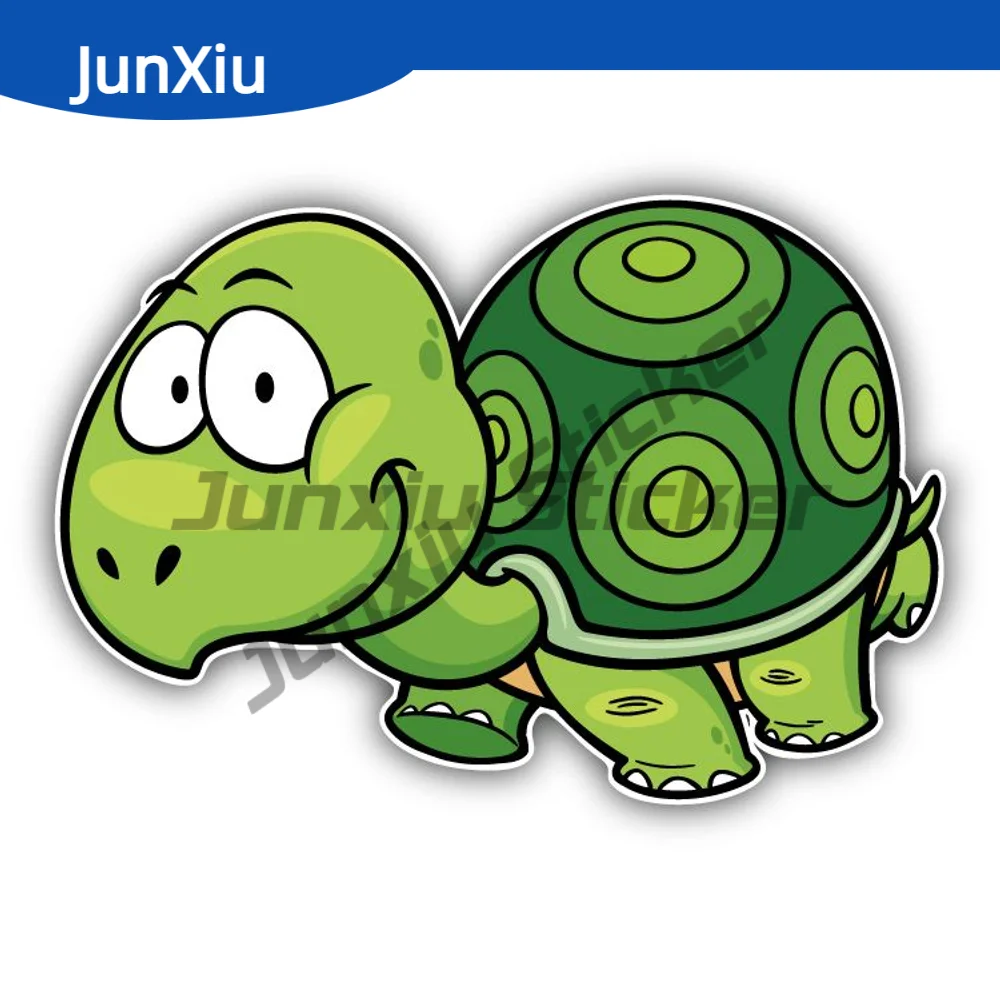 

Cute Turtle Sticker Funny Decoration For Bumper Bodywork Suv Car Decal Waterproof Anti Scratch Exterior Accessories Custom Print