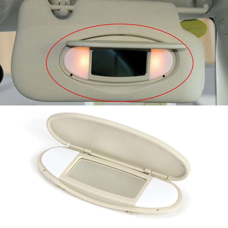 

Car Sun Visor Shield Shade Makeup Mirror Plastic Cover for BMW Mini R50 R56 R55 R60 2007-2014 Auto Interior Parts 51167361833