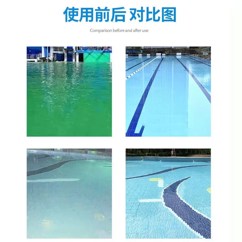 KJM-100pcs Pool Water Treatment Tablets For Clear Fresh Spa Swimming Pools Hot Tubs Safe Easy To Use - view 3