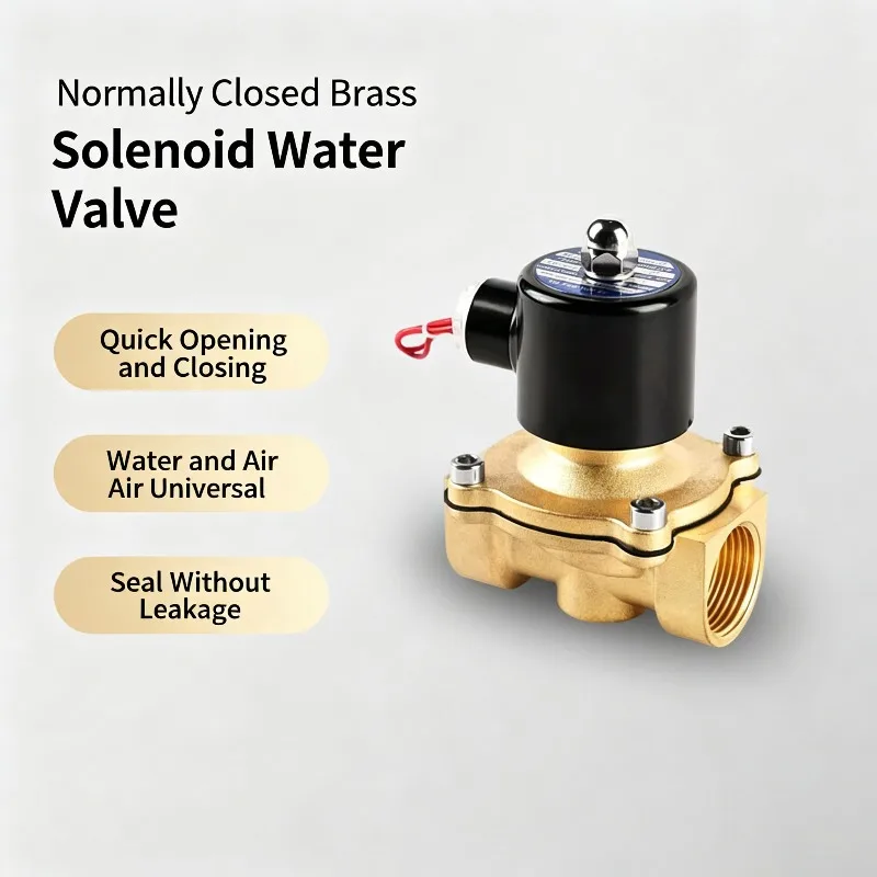 Electric Brass Solenoid Valve 1/4
