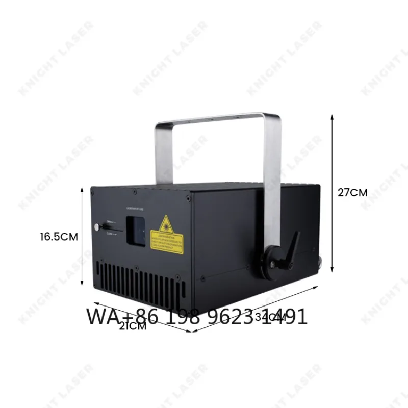 20W DMX 3D RGB Animation ILDA Beam Light Scanner Stage Club Party Wedding Event Show Effect Lighting