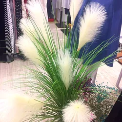 70cm Artificial Plants Simulation Onion Grass Bunch Synthetic Grass Reed Flower Wedding Decoration Party Home Decor Accessories