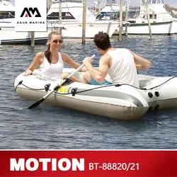 AQUA MARINA MOTION Kayak gonfiabile Air Boat con pompa di gonfiaggio Paddle Oar Water Sport Set per 2 persone pesca Rafting canottaggio