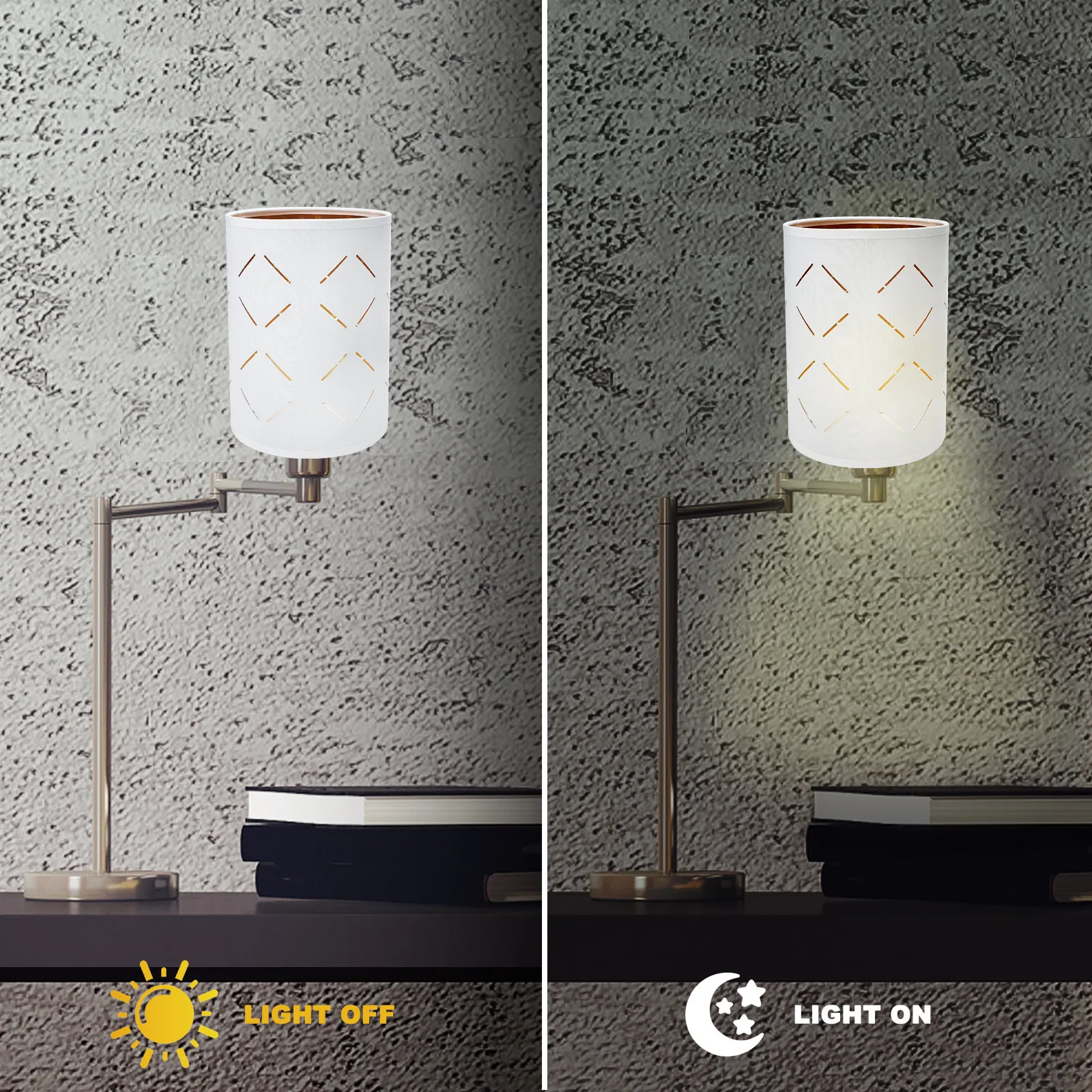 

Тканевый абажур с ажурным винтажным дизайном для настольных, напольных и настенных светильников, защитный чехол для лампы