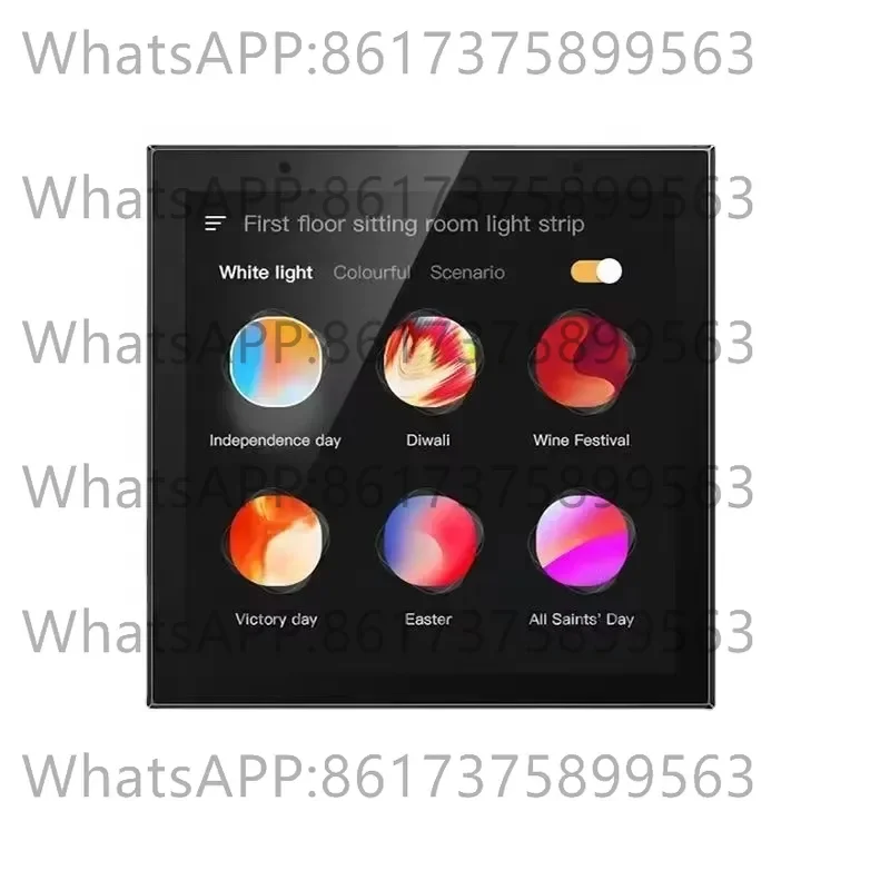 UEMON Smart Home Touch Wifi Central Control Multi-Function Music Background Android Operation IPS for Hotels