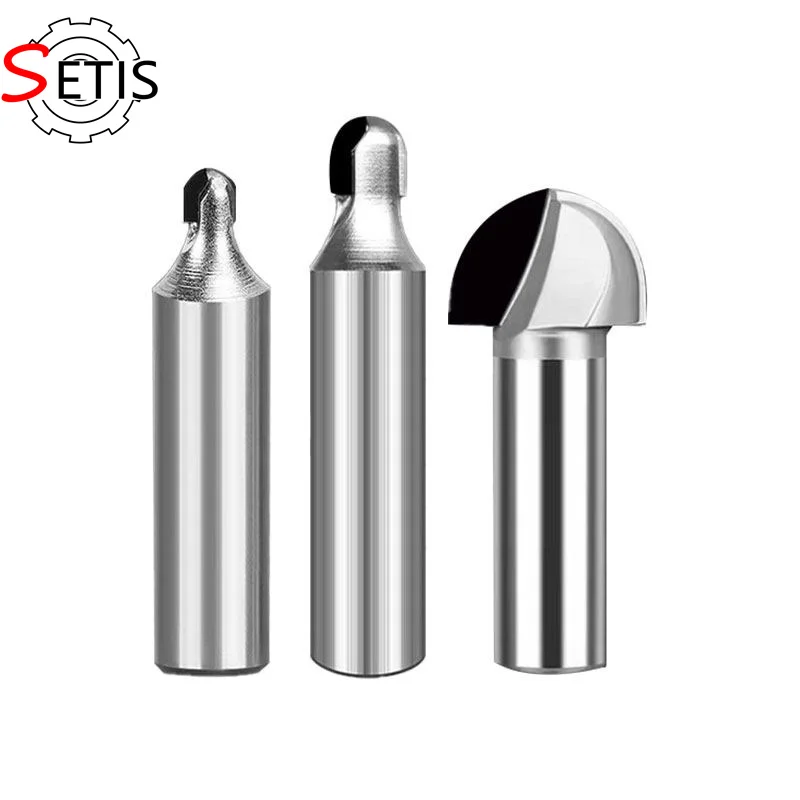 

SETIS PCD round bottom milling cutter, cabinet door molding cutter, engraving machine woodworking tools