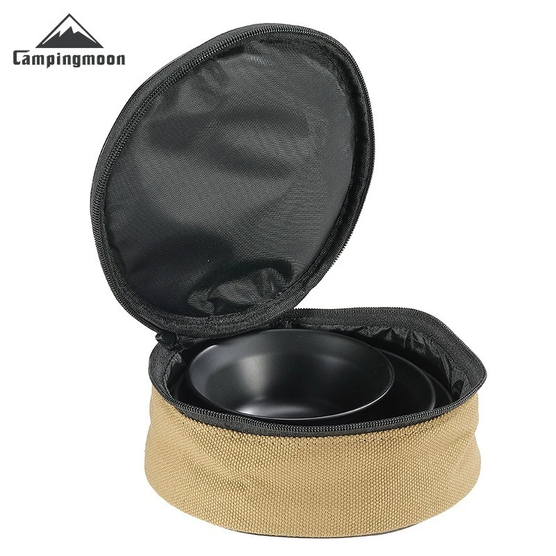 

CAMPINGMOON BKS395-2S Набор походной посуды из нержавеющей стали с титановым покрытием, устойчивый к падениям, 8 предметов, для кемпинга
