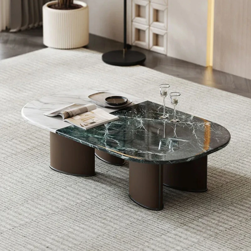 

Nordic Furniture Dressing Table Side Hall Coffee Tv Aesthetic Room Hospitality Tables Stolik Kawowy Simple Center Slate Design