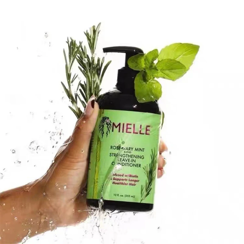 MIELLE-Juego de champú para el cuidado del cabello, 355ml, mascarilla para el cabello, aceite para el cuidado del cabello, 59ml, acondicionador de 340ml