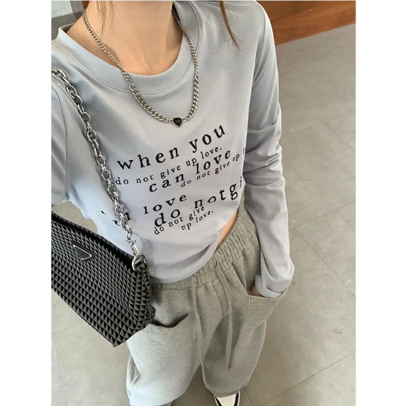 Gray Wide Leg Pants Women Y2k Streetwear School Sweatpants Harajuku Korean Fashion Vintage Loose Casual Trousers