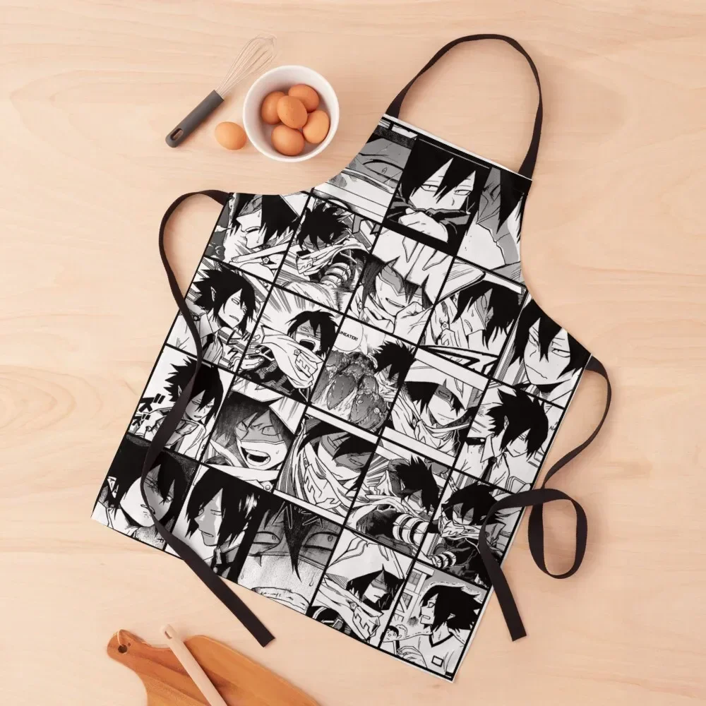 

Tamaki Amajiki Collage (Black and white version) Apron kitchen clothes for men Home Cleaning Household Items Apron