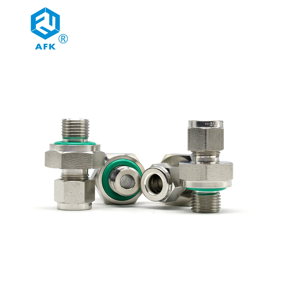 

Six Hexagon 8mm 3/8 G Thread Stainless Steel Ferrule Male Pipe Connectors with Seal for Gas Air and Water Applications