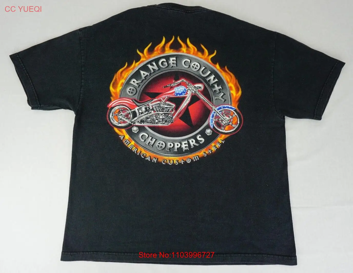 Y2K 2003 Orange County Choppers OCC motorcycle shirt tagged XL biker