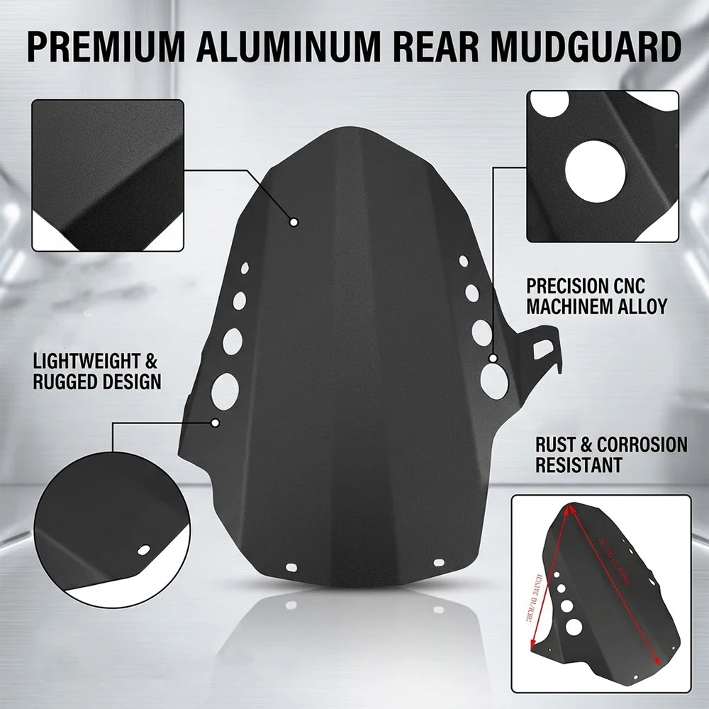 Aluminum Motorcycle Accessories Rear Fender Wheel Hugger Splash Guard Bracket Mudguard For Honda X-ADV XADV 750 NSS750 Forza 750