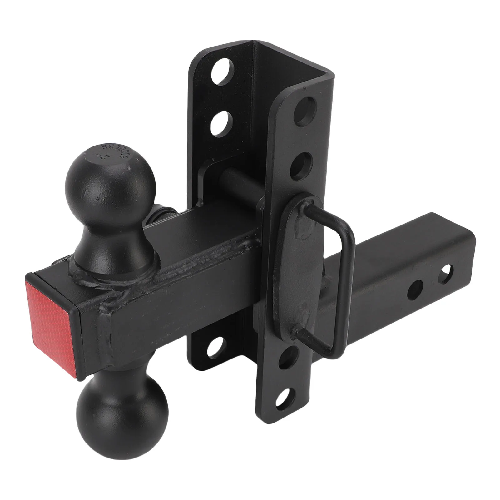 مقطورة وصلة مقطورة قابلة للتعديل الكرة جبل 6 بوصة قطرة الارتفاع الثقيلة وصلات السحب لاستقبال وصلة 2 بوصة سعة 12500 رطل #5