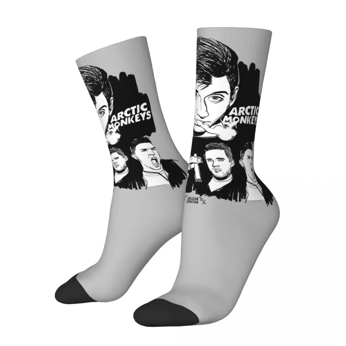 Arctic Monkeys Inspired Men and Women printing Socks,lovely Applicable throughout the year Dressing Gift