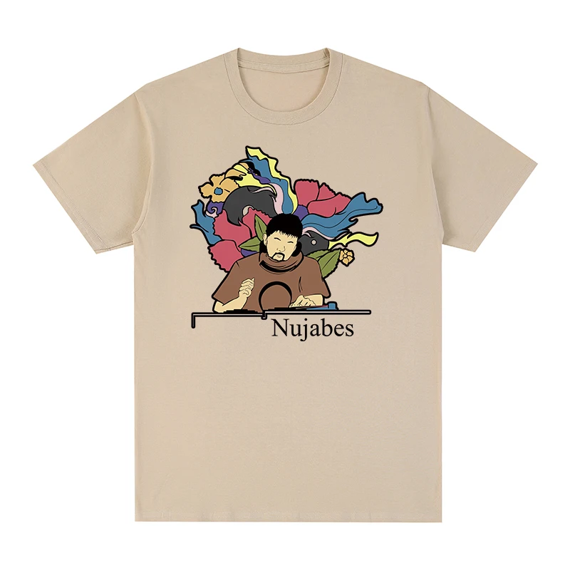 Nujabes Hip-Hop T-shirt Samurai Champloo Cotton Men T shirt New TEE TSHIRT Womens Tops