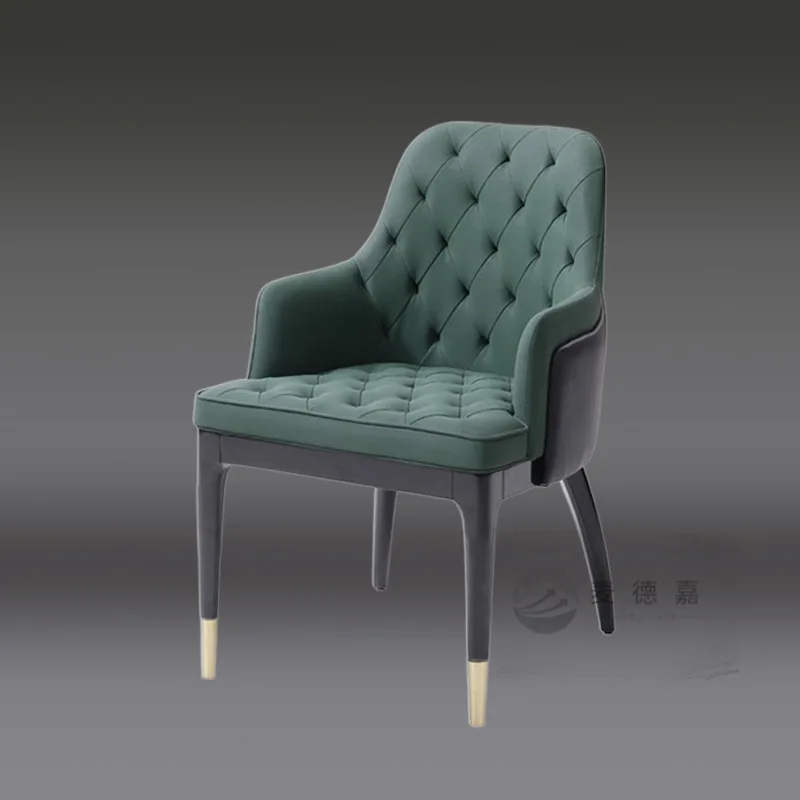 Nordic Bentley Esszimmerstuhl, leichter Luxus, einfache High-End-Make-up-Rückenlehne