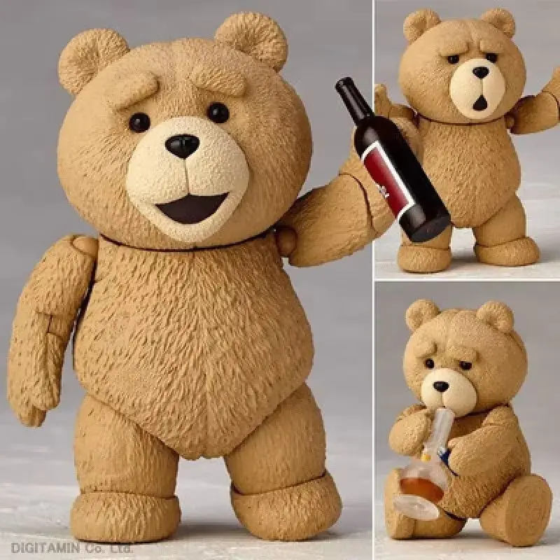 

Yamaguchi Movie Ted 2 Teddy Bear KO Articulated Action Figures Model Kit Joint Movable Model Collectible Ornament Doll Toys Gift