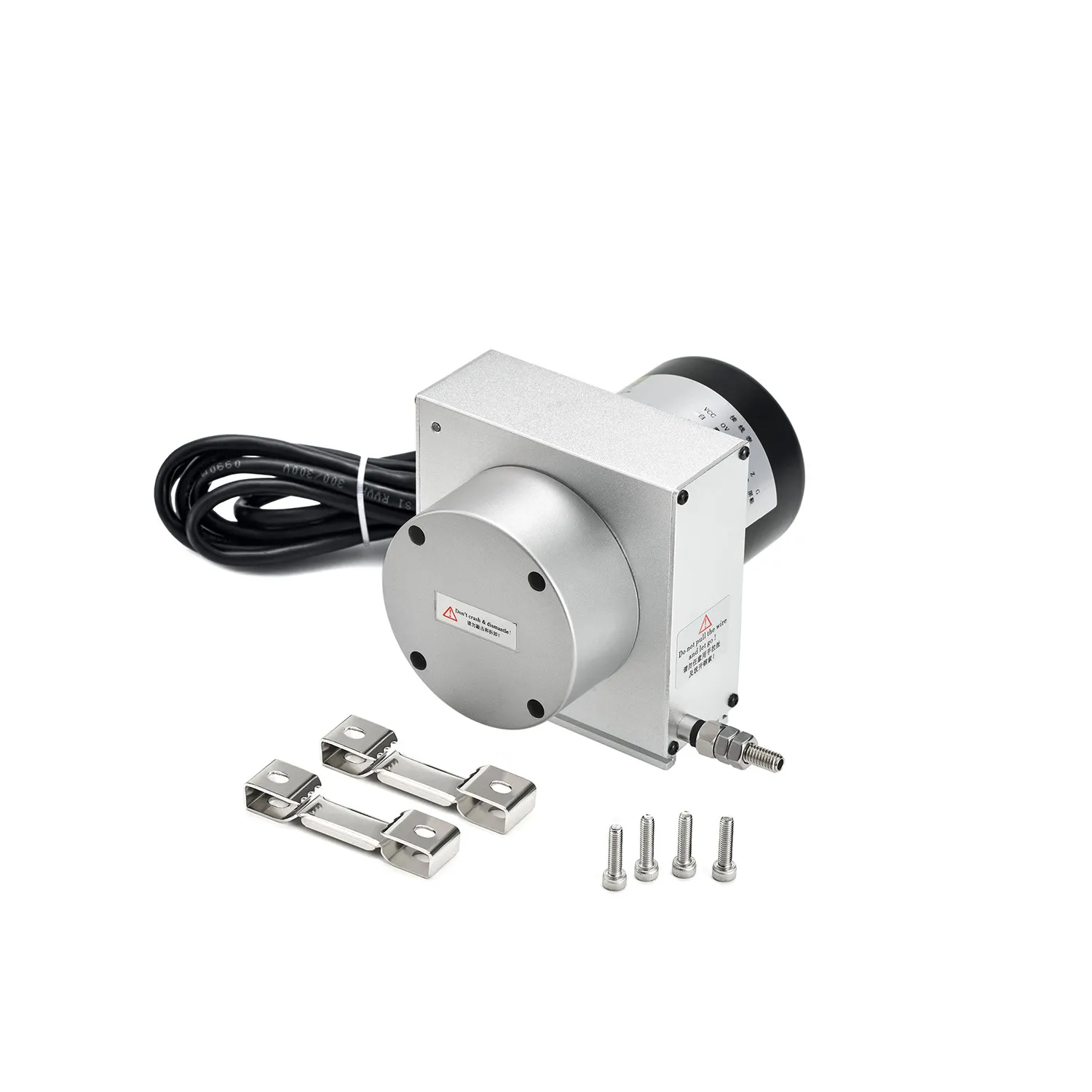 Draw Wire Displacement Sensor 0-5V Output 0.5-3m Stroke Gate Opening Monitor
