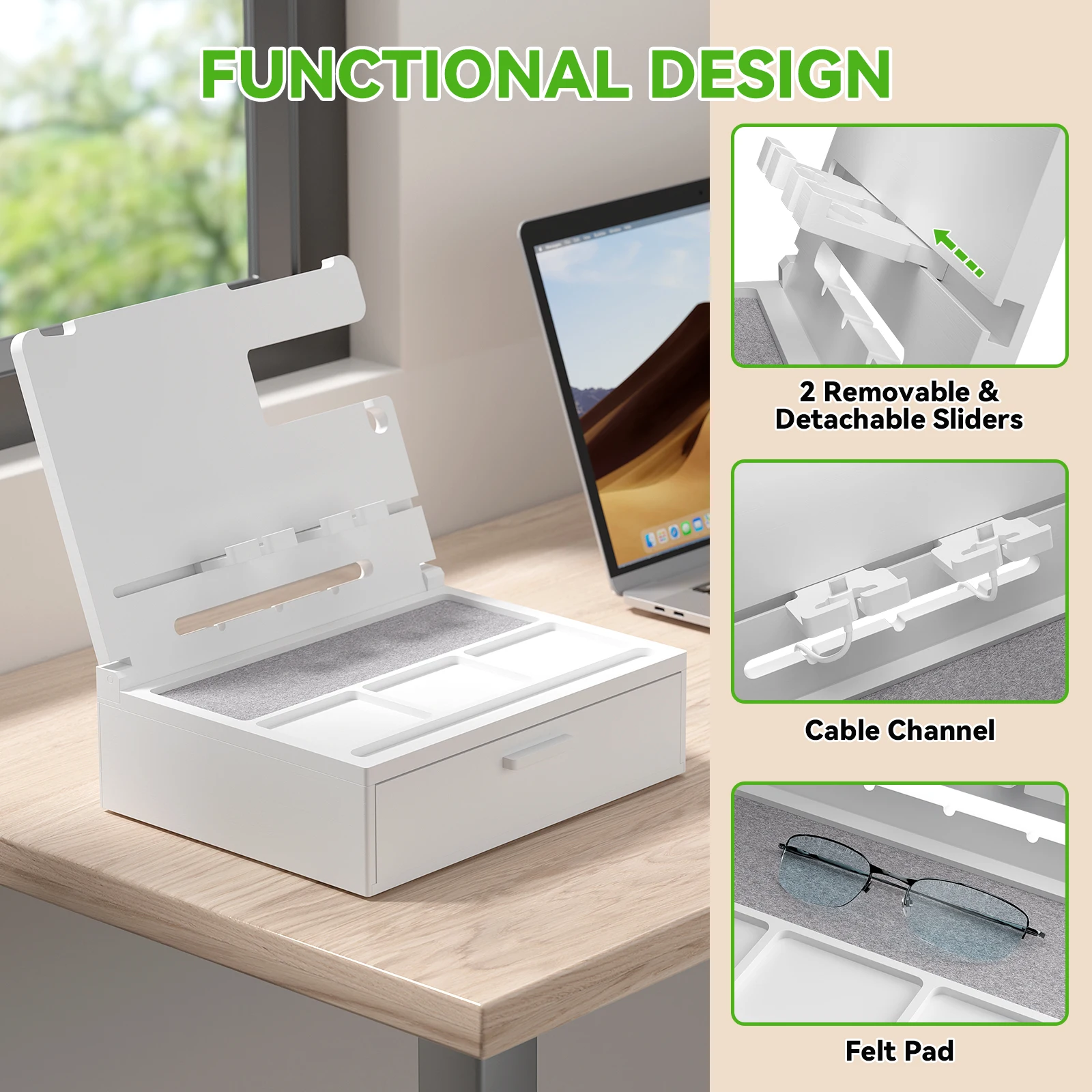 Dobrável Bamboo Carregamento O - Drawer Organizer Bamboo avaliação e preço