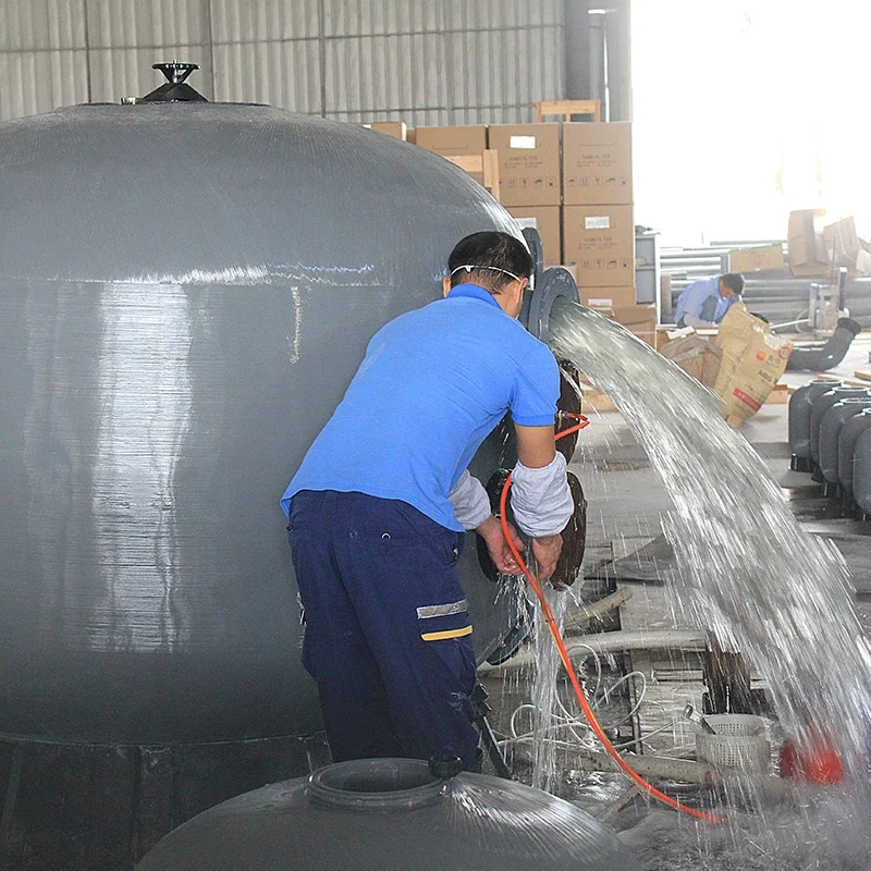 Chinese Manufacturer Water Treatment Diameter 400 - 1200mm Fiberglass Swimming Pool Sand Filter
