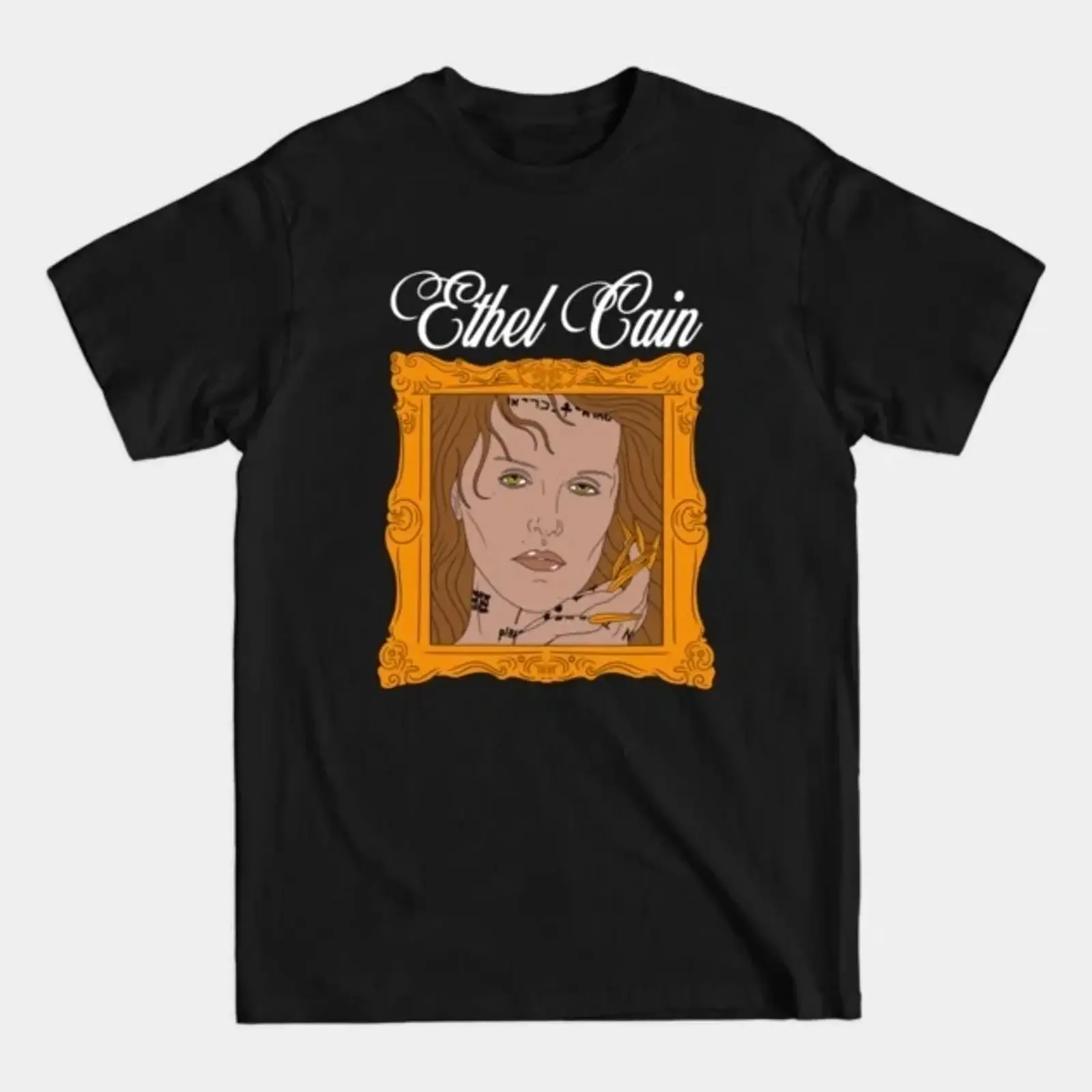 Ethel Cain Portrait T Shirt Black Cotton All size S 234XL For Fan vintage Washed Unisex Stylish streetwear Slightly Comfortable