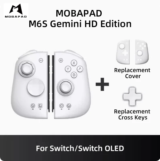 MOBAPAD M6 Gemini M6s Game Console Controller voor Nintendo Switch Joypad Links Rechts Handgreep voor Nintend Schakelaar OLED Gamepad