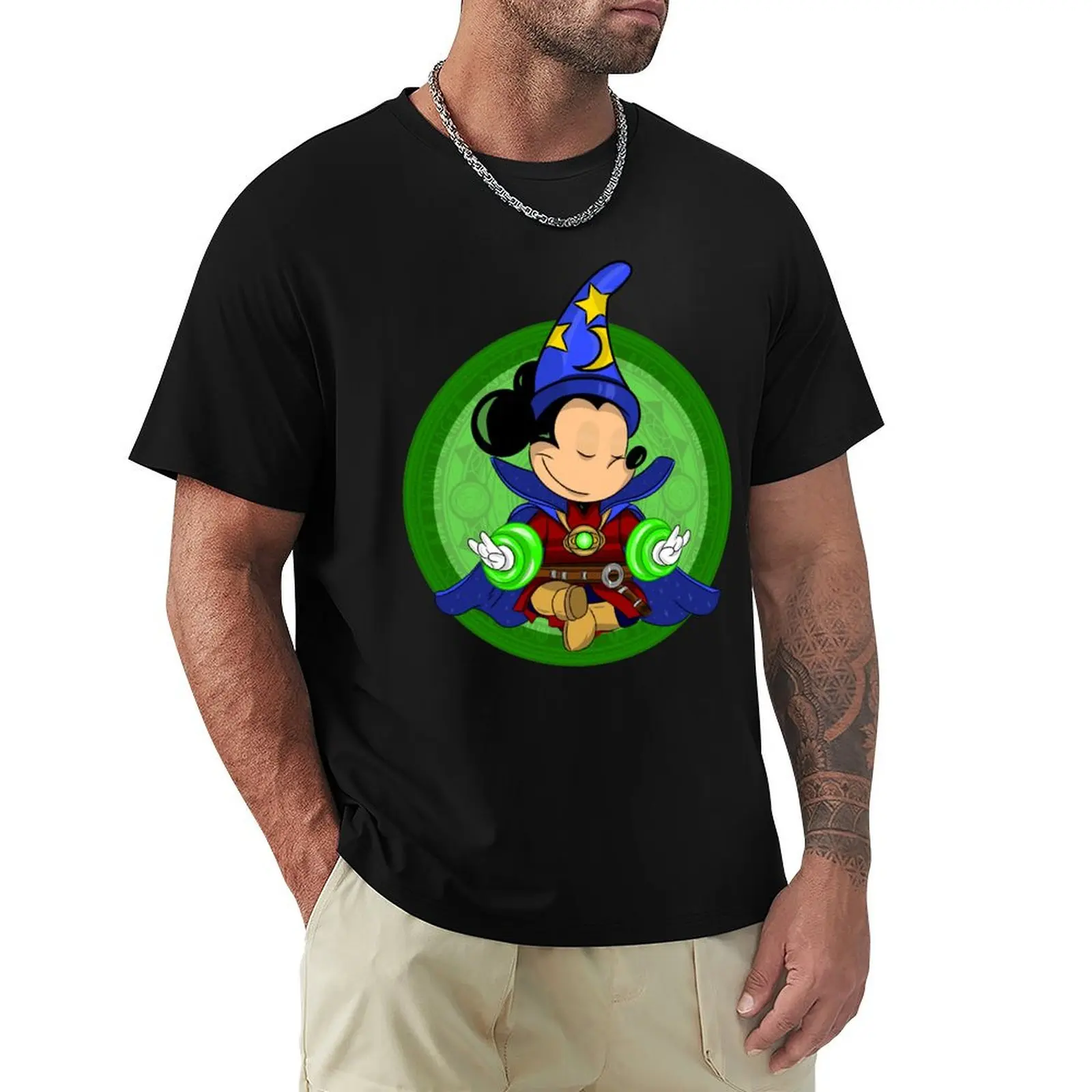 

Magic Mouse T-Shirt korean fashion valentines clothes rapper graphic tees Short sleeve tee tee shirts for men