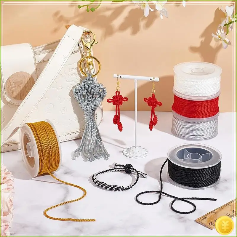 Twisted Nylon Cord 3-Ply Satin - огляд і ціна Cord Trim Twisted