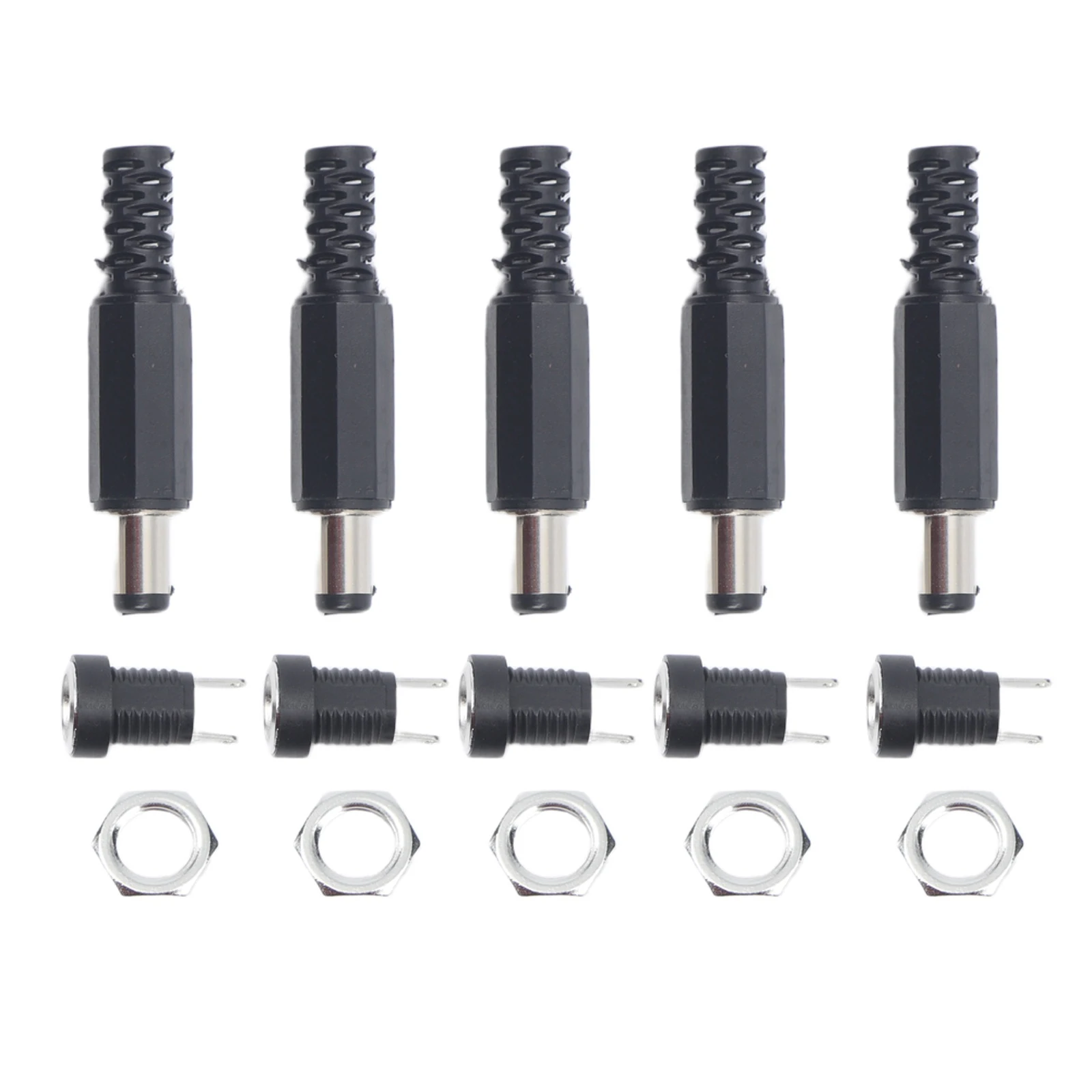 Home Improvement Length 48.5mm Panel Mount Connector Extended Dc Connector For Electronics Relay Male Connector Length 13mm