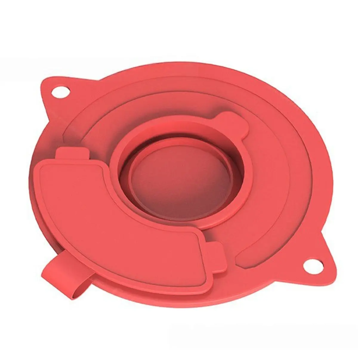 A1837U Aug. Silicone Mixers Bowl Cover for 4.5-5 Qt Tilt-Head Stand Mixer Bowl,Measuring Cup, Dishwasher Safe Red