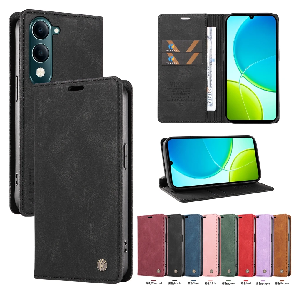 Magnetic Leather Wa…