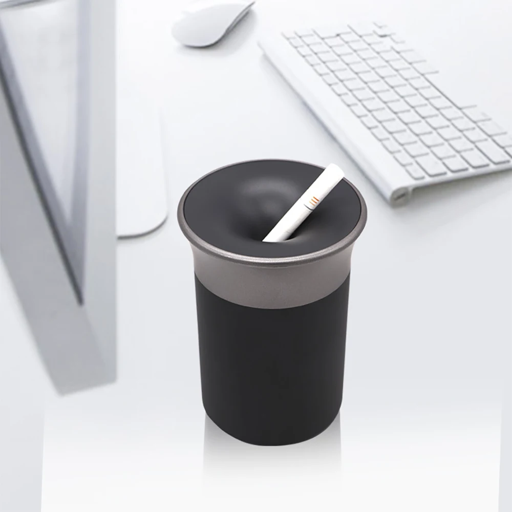 Smokefree Heat Not Burn Portable Simple Car Ashtray With Light Car Ashtray High Flame Retardant Ashtray For IQOS DUO Electronic - Image 3