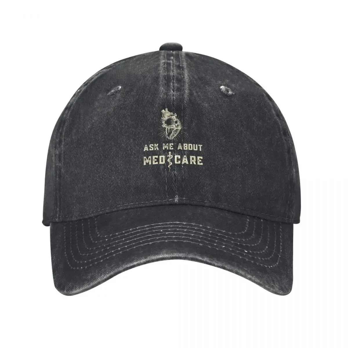 Ask Me About Medicare Baseball Cap Sunhat Military Cap Man Anime Hat Luxury Brand Hats For Men Women's