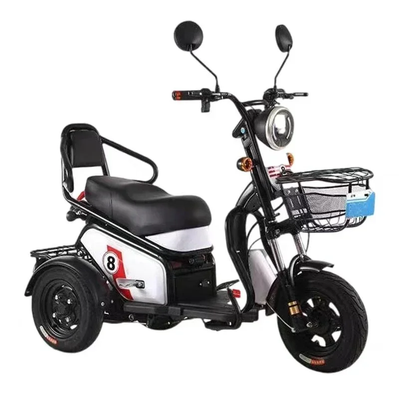 Electric Tricycle Disabled Tricycles Adults Mobility Scooter Motor Household Leisure 800W 60V Battery 3 Wheel Motorcycle E-Trike