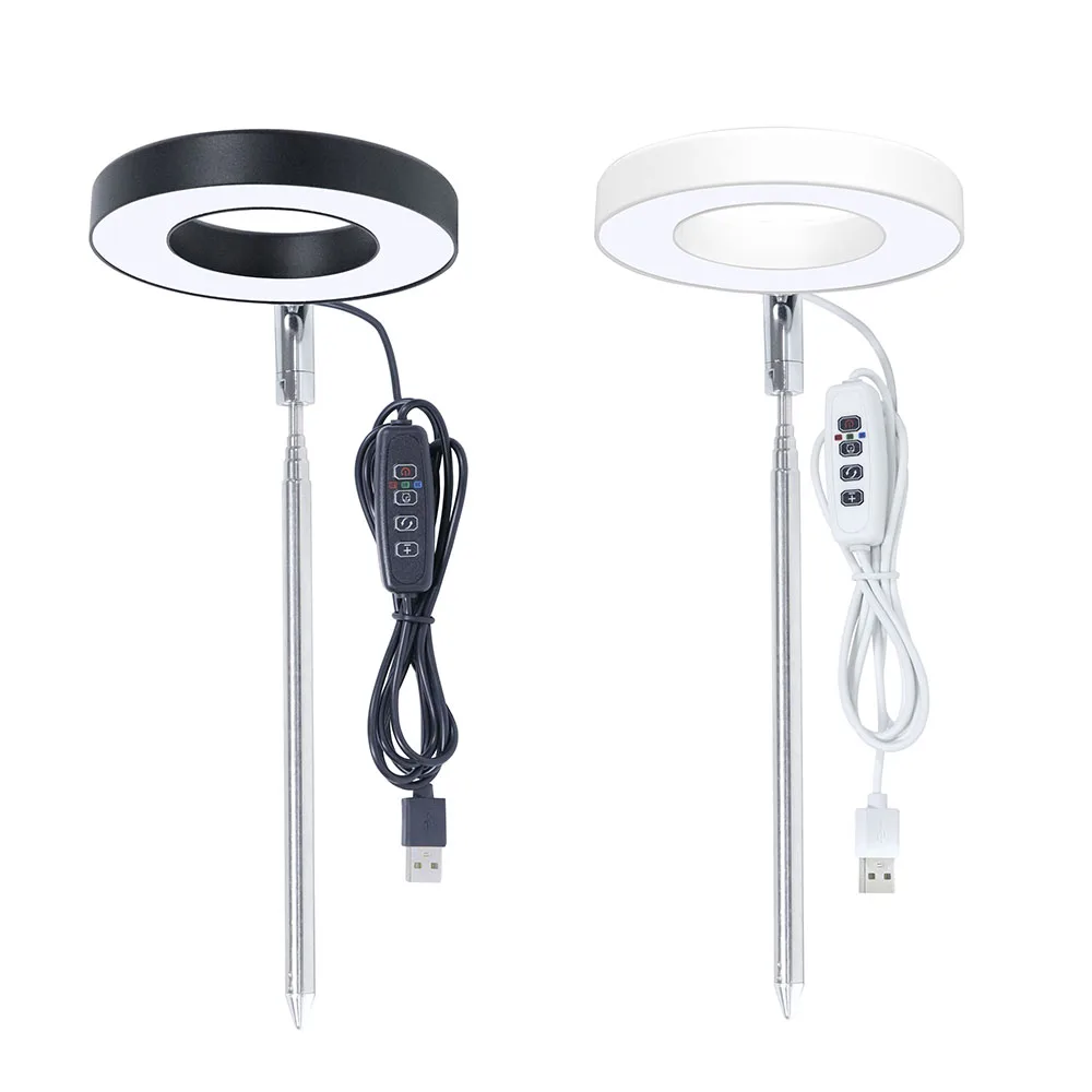 

LED Angel Ring Grow Plant Light DC5V USB Phytolamp for Plants Led Full Spectrum Lamp For Indoor Seedlings Home Flower Succulet
