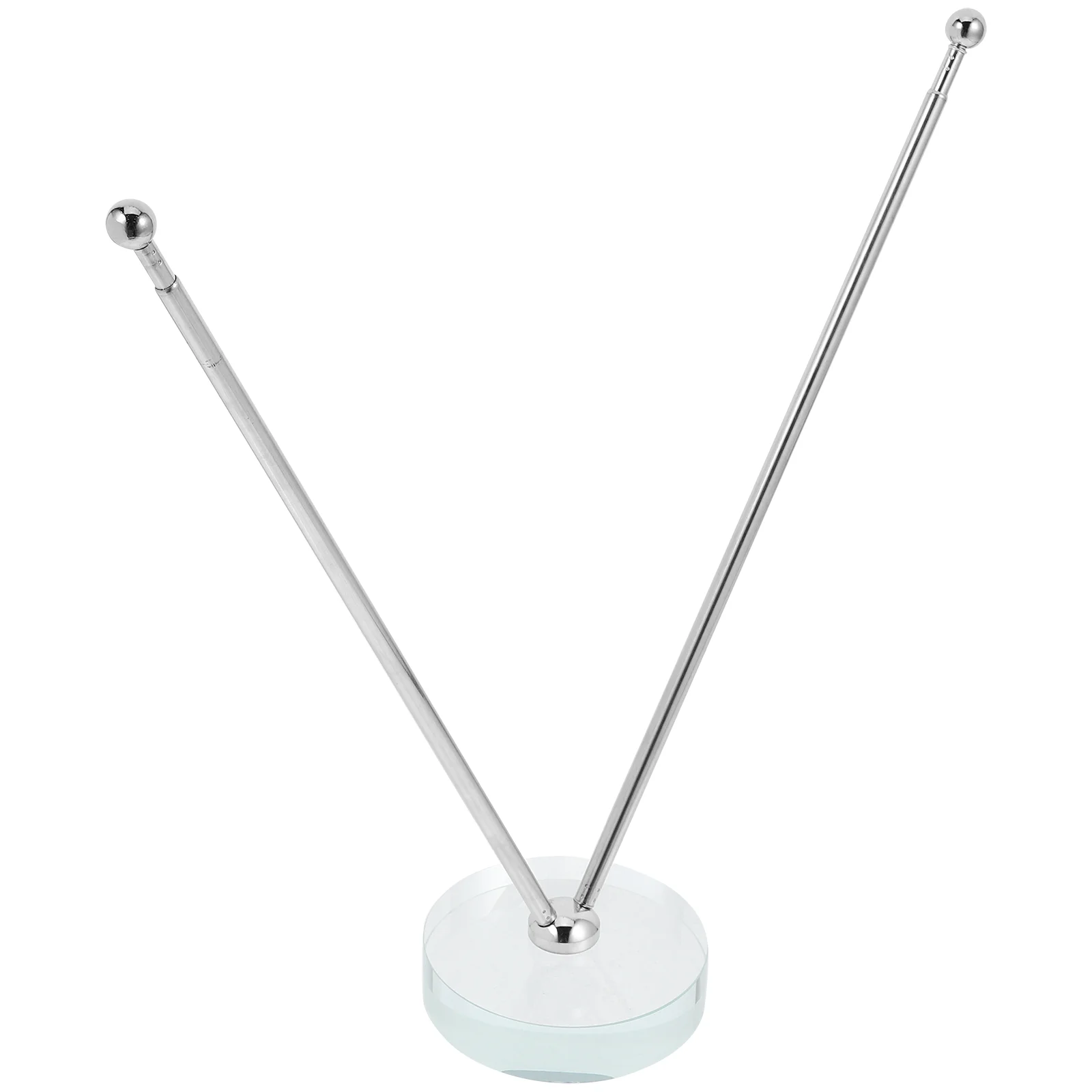 Desk Flagpole Vehicle Holder with Base Stable Practical Stainless Steel Holding Stand Work