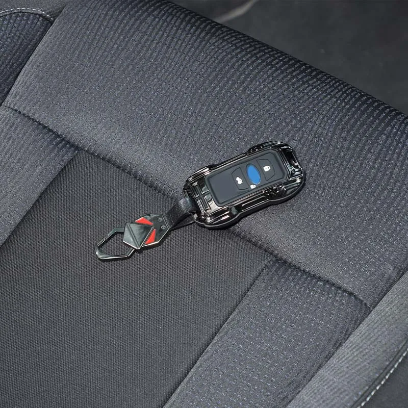 For 2019-2026 Subaru Forester/Xubao/BRZ/Outback/Legacy/XV Zinc Alloy Black Car Key Case Key Cover Auto Accessories (3 Buttons) view 5
