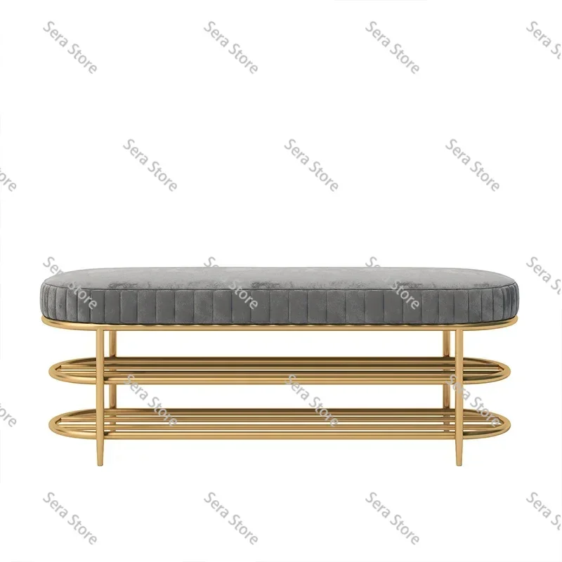 thickened-soft-bag-cushion-nordic-light-luxury-iron-shoe-changing-stool-metal-frame-household-door-cushion-shoe-storage