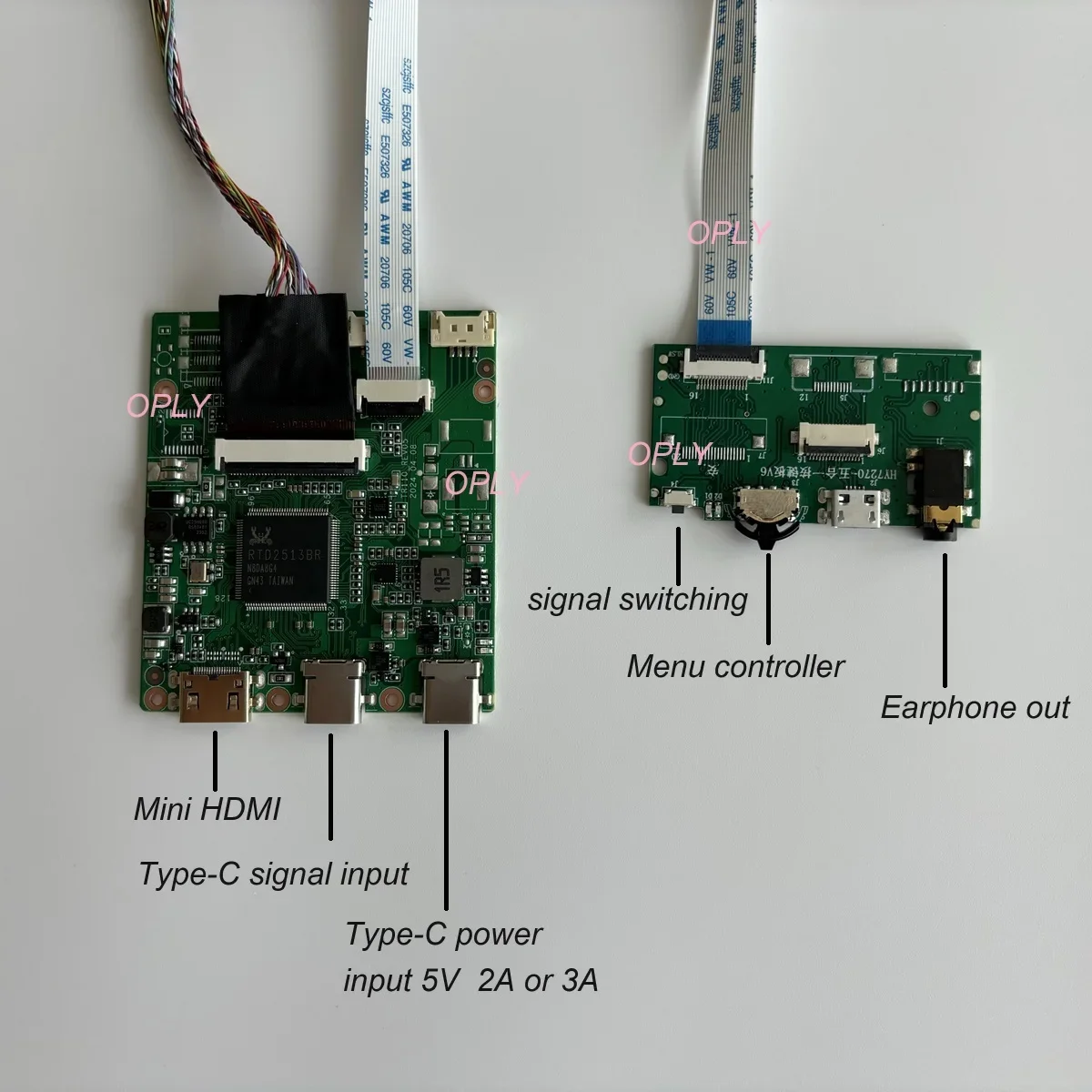 Imagem -02 - Mini Hdmi-compatível Lvds Control Board Kit Monitor de Tela Lcd Tipo-c 13.3 1600x900 40pin Ltn173kt01 Ltn173kt02