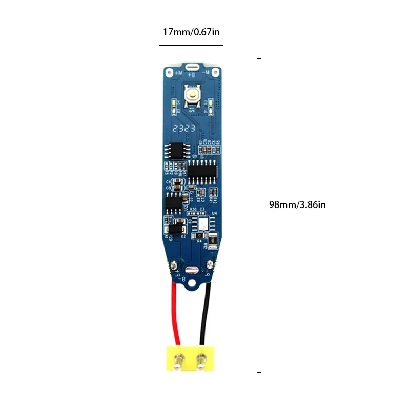 1Pcs Hair Clipper Motherboard 100% Orignal PCB Apply to Madeshow M10+ Professional Repair Parts