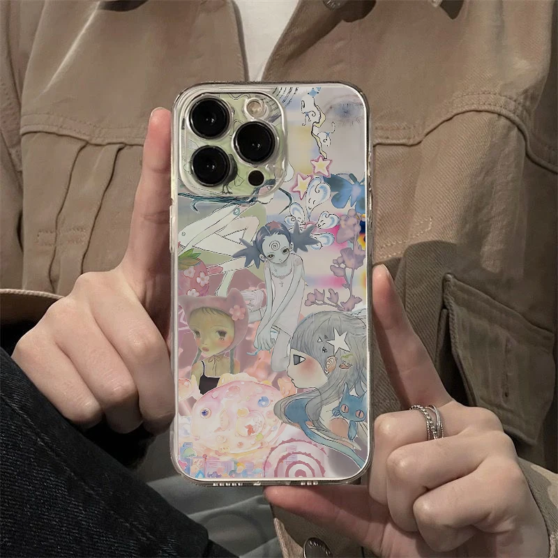 Aya Takano Clear Case For Samsung A73 A72 A71 A55 A52 A51 A50 A35 A33 A32 A31 A30 A24 A23 A22 A13 A12 A05 5G Luxury Cover