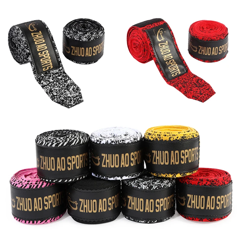 Printed Boxing Hand Wraps Stretch Wrist Hand Support Wraps Comfortable Wrist Hand Guard Bandages for MMA Muay Thai Martial Arts