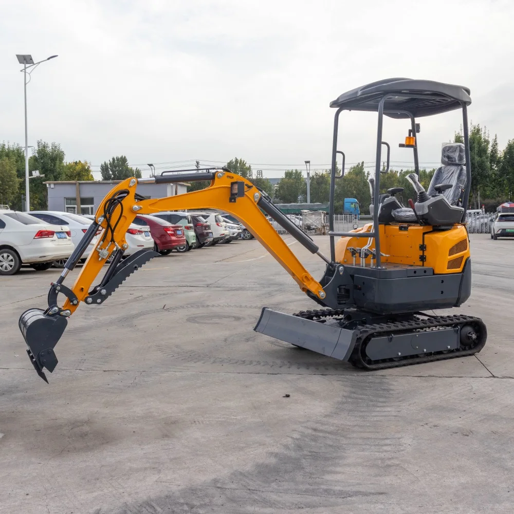 Cheap Price Chinese Mini Excavator Small Digger Crawler Excavator 1 Ton 1.5Ton 1.8Ton For Sale