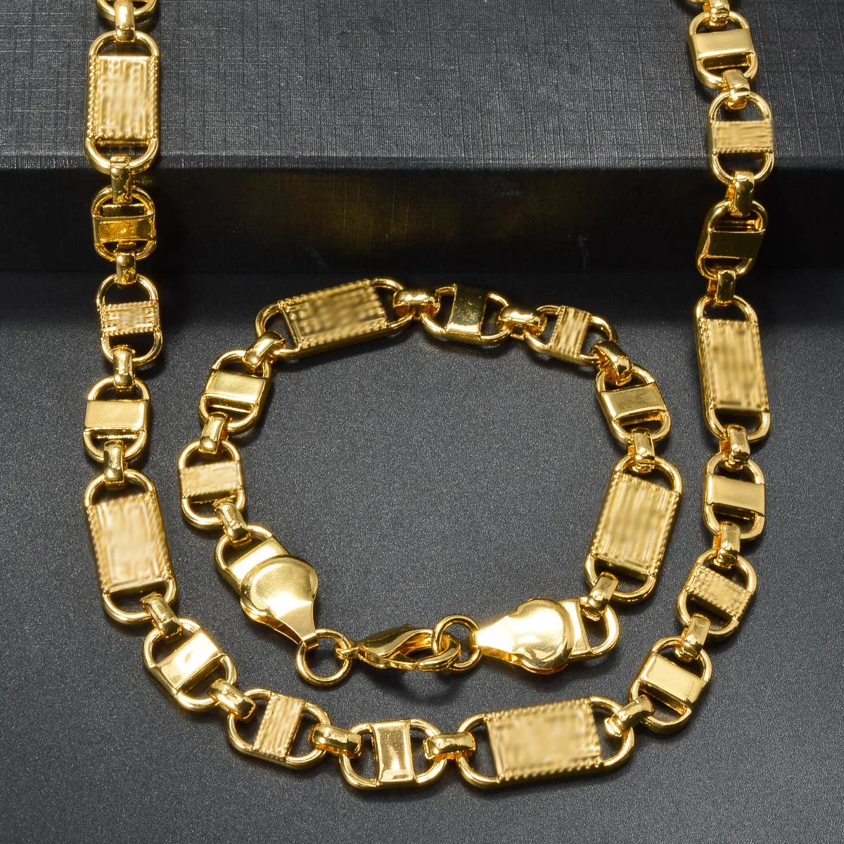 ZEADear 2024 New Jewelry Sets Good Quality Necklace Men Bracelet Women Gold Color Chains Links Female Party Gift for Friends