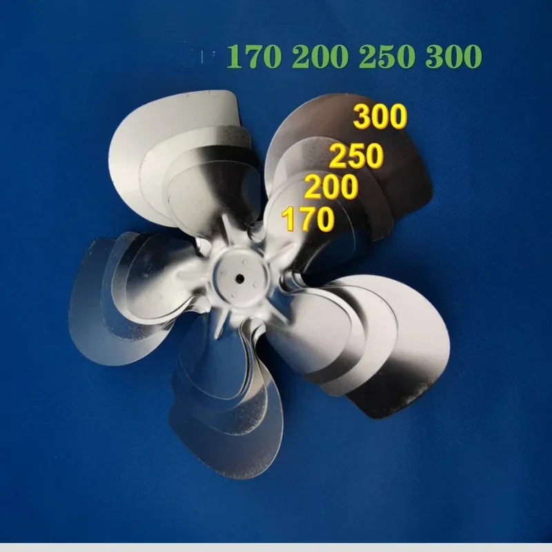 28°200 300MM Refrigerator condenser fan blade Aluminum alloy Freezer motor fan blade